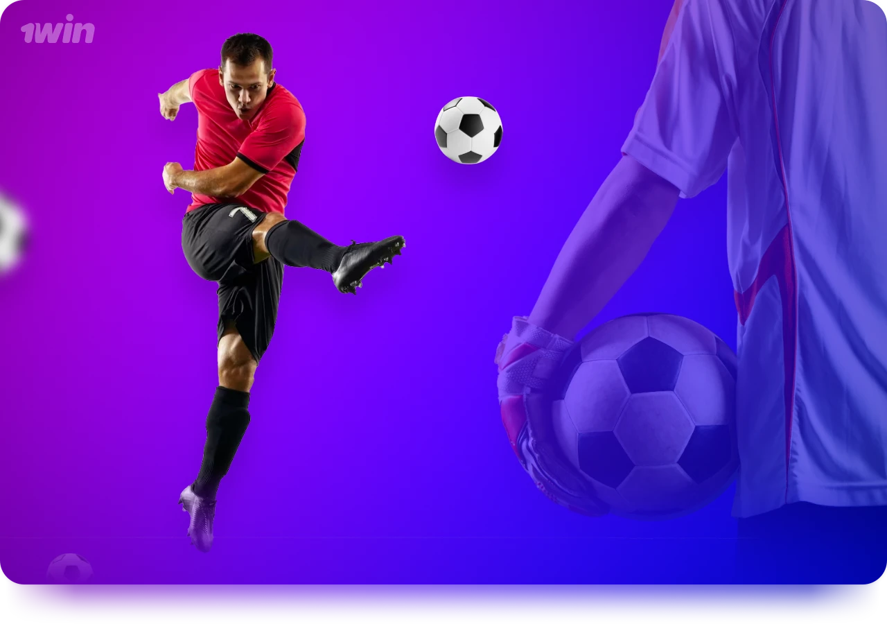 No 1win você pode apostar no futebol, incluindo torneios populares de futebol