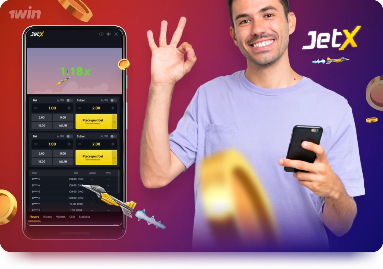O JetX tem uma série de vantagens que o tornam muito popular entre os jogadores do 1win Türkiye